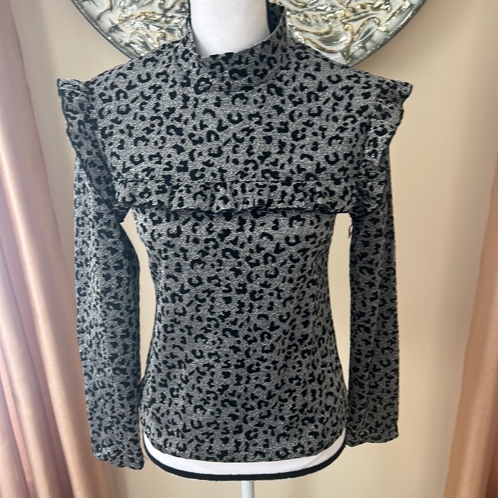 Leopard turtleneck from Shein size S